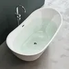 Mai & Mai freistehende Acryl-Badewanne Oval Standbadewanne Produktbild-Vorschau 4