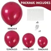 Ballonnen, rood, bordeaux, 100 stuks, latex, voor Productafbeelding-voorbeeld 2
