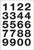 HERMA Zahlen Sticker 0-9 Folie schwarz Höhe: 20 x 18 mm 40 Produktbild-Vorschau 4