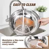 WARMOUNTS Chafing Dish Set 4-dielna sada zlatá 8QT nerezová Náhľad obrázku produktu 9