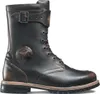 A single brown motorcycle boot shown from the side. Podgląd zdjęcia produktu