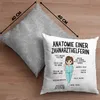 Trendation - Zahnarzthelferin Deko-Kissen mit Füllung 40x40 Produktbild-Vorschau 4