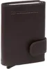 A brown leather wallet is shown against a white background.