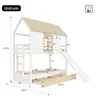 Patrová postel Flieks 90x200 cm s výsuvným lůžkem, dětská Náhled obrázku produktu 4