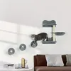PawHut Katzen Kletterwand, 4-teilig, Katzenkletterwand, Produktbild-Vorschau 2