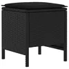 vidaXL Tabourets de jardin, lot de 2, noir, 38 x 38 x 45 Voir les images du produit 6