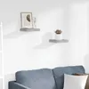 vidaXL Závěsné police 2 ks. Betonově šedé 23x23,5x3,8 cm Náhled obrázku produktu 2