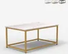 Couchtisch zeitgenössisch 100x60x45cm mit Marmoreffekt Produktbild-Vorschau 6