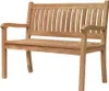 Gartenbank Teakholz 120 cm, 2-Sitzer, Modell Beaufort Produktbild-Vorschau 2