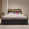 Čalouněná postel Fortuna Lai 160x200 cm, LED, USB, zásuvka, Náhled obrázku produktu 2