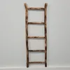 Teak Deko-Leiter geflammt KEPALA ca. H150cm Handtuchhalter Produktbild-Vorschau 2