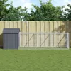 vidaXL Domček pre psa so strechou antracit 117x405x123 cm Náhľad obrázku produktu 2