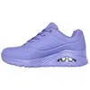 A side view of a single purple Skechers sneaker against a white background. Náhled obrázku produktu