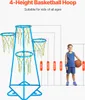 VEVOR basketbalový stojan pre deti, 4-košový stojan pre Náhľad obrázku produktu 2