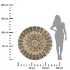 Jutový koberec, kulatý, Ø 120 cm, geometrický vzor Náhled obrázku produktu 8