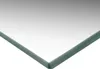 A close-up view of the corner of a frameless mirror. Náhľad obrázku produktu