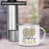 Trendation -  60. Geburtstag Emaille Tasse Frau Geschenk Produktbild-Vorschau 3