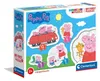 Puzzle Super Color Świnka Peppa 4 układanki Podgląd zdjęcia produktu 3