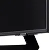 A close-up view of the bottom part of a Samsung television, showing the stand and the Samsung logo. Produktbild-Vorschau