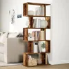 Étagère séparatrice de pièce à 5 niveaux vieux bois Voir les images du produit 4