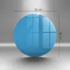 Grabkerze Untersetzer Glastafel Gummifüße Motiv - 30 cm - Produktbild-Vorschau 4