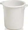 A white plastic bucket with handles is shown against a white background. Podgląd zdjęcia produktu