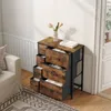 WOLTU Kommode mit 7 Schubladen aus Stoff, Sideboard, Produktbild-Vorschau 4