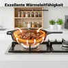 Bratpfanne aus Gusseisen Ø30cm, Feuerpfanne mit Griff und Produktbild-Vorschau 5
