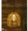 LED Rattan Lampe batteriebetrieben 16x18x16cm warmweiß Produktbild-Vorschau 2