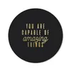 MuchoWow® Mauspad Mousepad Zitate - Selbstvertrauen - Gold Produktbild-Vorschau 1