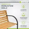 Juskys Gartenbank Modena – 2-Sitzer Holzbank mit Armlehnen Produktbild-Vorschau 6