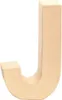 Glorex Papp-Buchstabe J 17,5 x 5,5 cm Produktbild-Vorschau 1