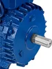 Close-up view of the side of a blue electric motor, showing the shaft. Anteprima dell’immagine prodotto