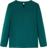 Kinder-Langarmshirt Dunkelgrün 140 Produktbild-Vorschau 2