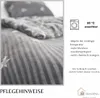 Pościel z polaru ze wzorem w gwiazdki w kolorze szarym Podgląd zdjęcia produktu 4