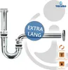 tecuro Röhrengeruchsverschluss Siphon 1 1/4 Zoll Ø 32 mm, Produktbild-Vorschau 2