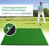 COSTWAY 150x100 cm golfslagmat, trainingsmat inclusief 3 Productafbeelding-voorbeeld 5