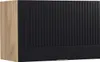 Hängeschrank Vicco Fame-Line Schwarz gestreift 60 cm Flach, Produktbild-Vorschau 1