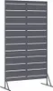 vidaXL Sichtschutz 100 x 50 x 180 cm Stahl Anthrazit Produktbild-Vorschau 6