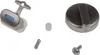 Several small parts of a coffee grinder mechanism are laid out on a white background. Náhled obrázku produktu