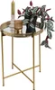 H&S Decoration | Tavolino - 36x36x47 cm - Oro - Metallo - Anteprima dell’immagine prodotto 2