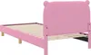 vidaXL Kinderbettgestell mit Kopfteil Rosa 90 x 200 cm Produktbild-Vorschau 7