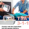 Aucuu Kulturtasche Transparent 2 Stück Produktbild-Vorschau 5