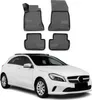 2012-2018 Mercedes Classe A W176 Tappetini TPE Nero 4 pezzi Anteprima dell’immagine prodotto 1