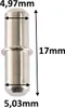 20 Stück Bodenträger aus Metall [Ø 5mm x Länge 17mm] für Produktbild-Vorschau 2