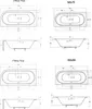 BADLAND Eckbadewanne Rechteck Badewanne Avita LINKS 170x75 Produktbild-Vorschau 7