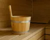 SET Sauna Aufgusskübel 5 L Nadelholz mit Aufgusskelle 40 cm Produktbild-Vorschau 4