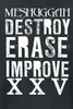 Meshuggah T-Shirt Herren Destroy, Erase, Improve XXV Produktbild-Vorschau 4