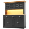 Flieks Moderner Hochschrank mit RGB-LED-Beleuchtung, Produktbild-Vorschau 9