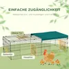 PawHut Kleintierkäfig, Haustier-Laufstall mit 5 Türen Produktbild-Vorschau 5